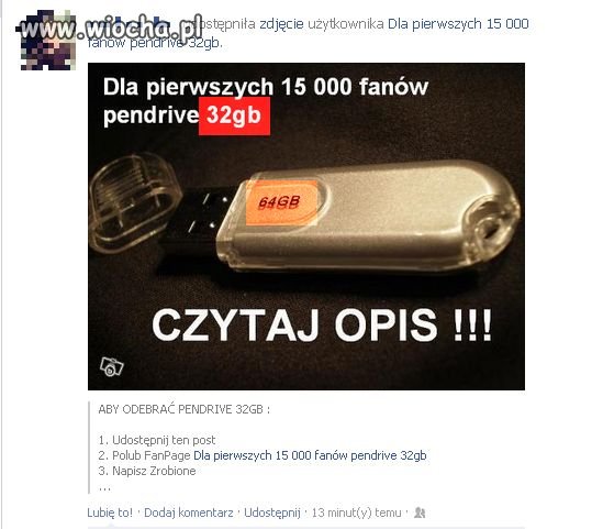 Rozdajemy! Rozdajemy!