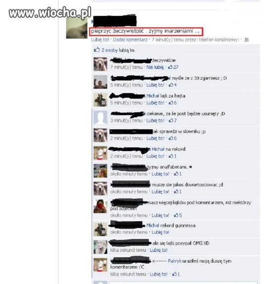 Wiocha na fejsie