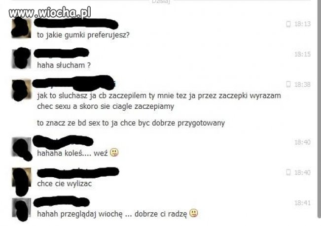 Kolejna wiocha 15-latka na fb ...
