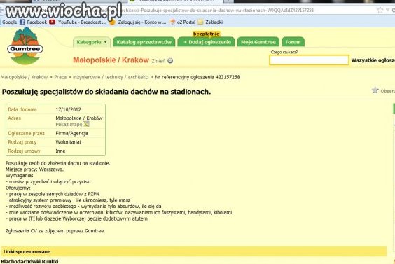 Praca dla dachowego specjalisty
