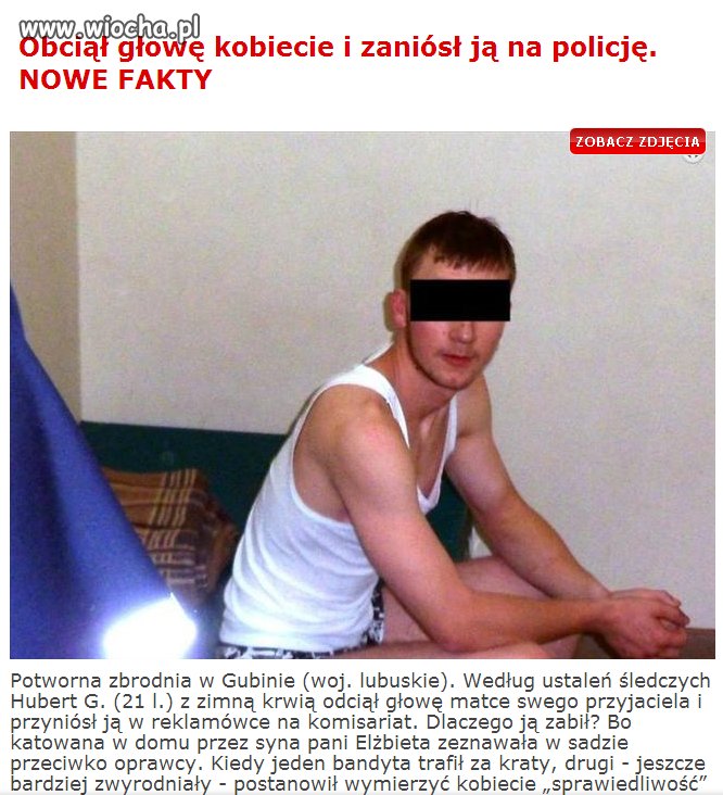 Kara śmierci dla niego? Nie...