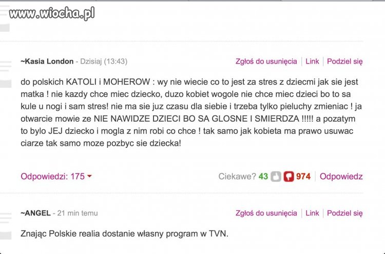 Komentarz pod zdjęciem matki Madzi na koniu!