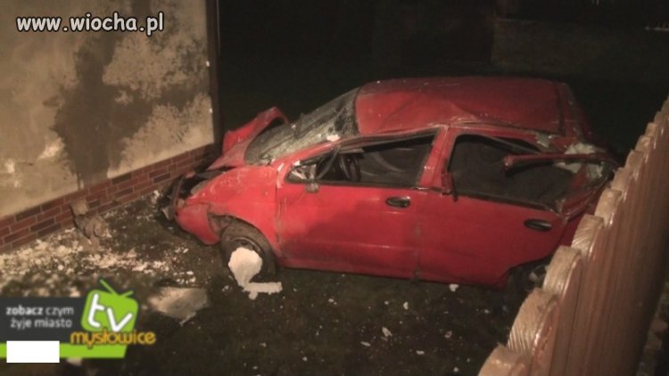 18 letni wieśniak rozpędzonym matizem