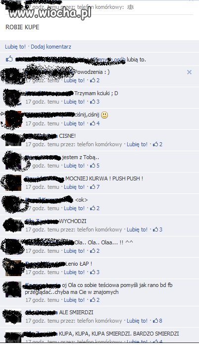 Ja już nie wiem jak to skomentować...