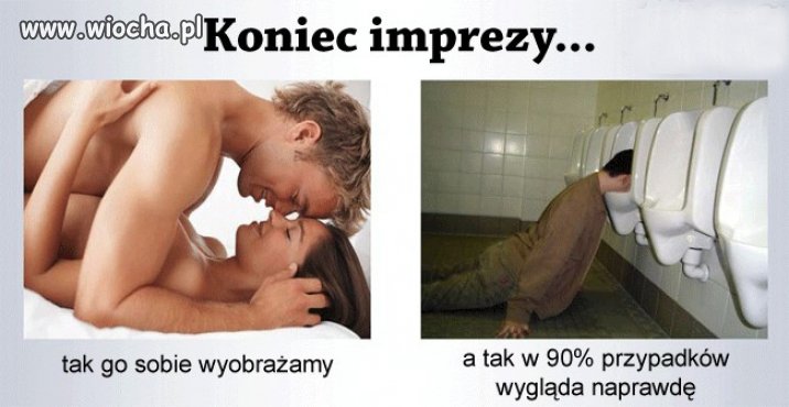 Koniec imprezy...