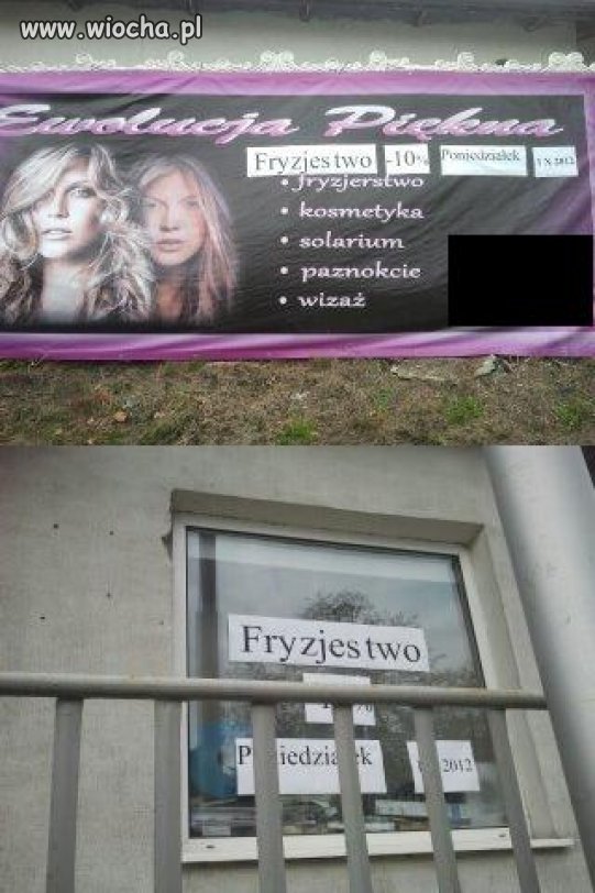 Takie tam promocja na "fryzjestwo"