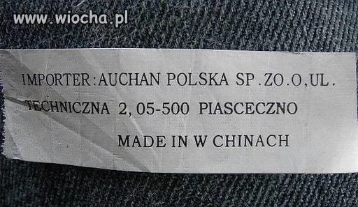 Made in w Chinach