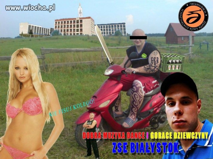 Chuligani na skuterach
