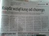 Ksiądz przyjął 110 000 zł od chorego psychicznie