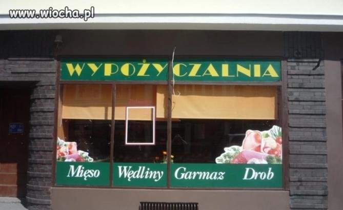 Wypożyczalnia mięsa ???  