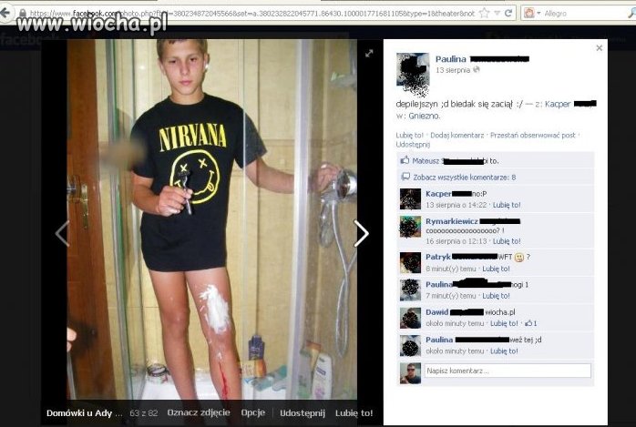 Domówka i zacięty biedak..