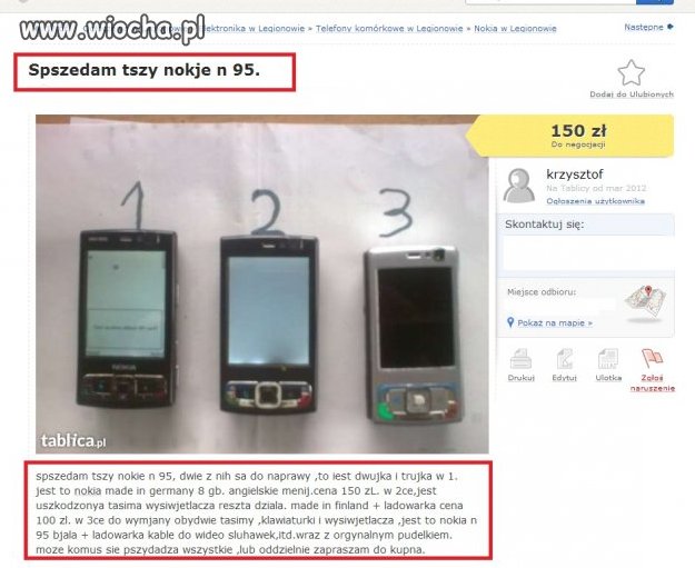 Chociaż swoje imię napisał poprawnie