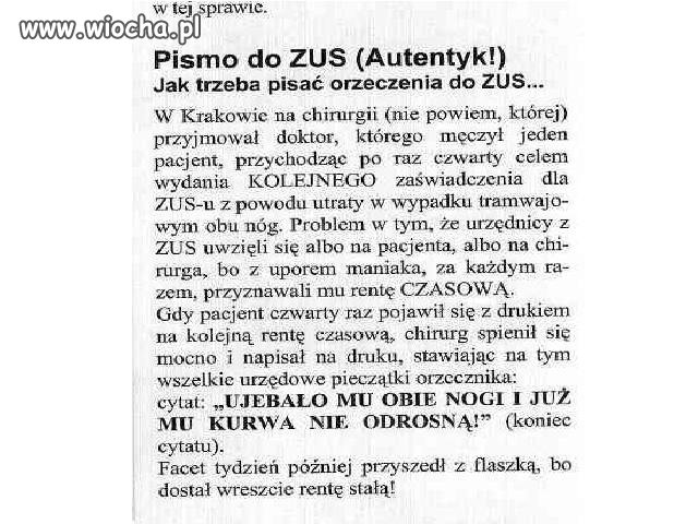 ZUS - to największa wiocha!!