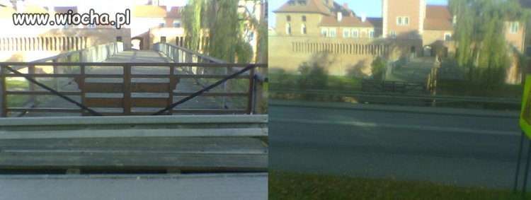 Mostek jest ale przejścia brak... 