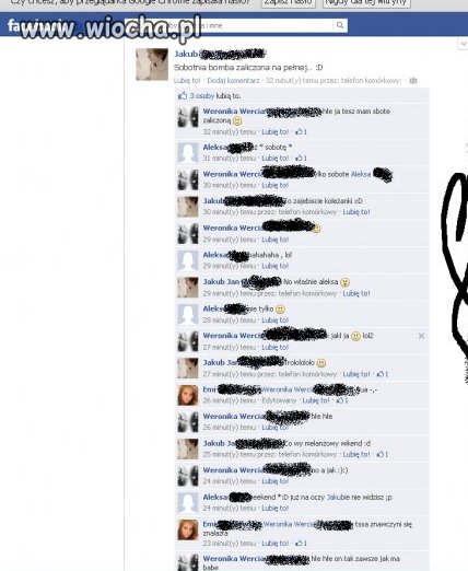 Nie ma to jak się chwalić na facebooku...