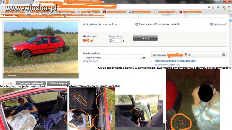 Golf III aukcja