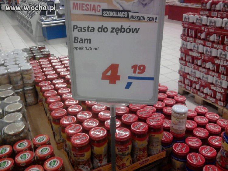 Nowa Pasta do zębów hehe