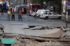 O 4 rano zapadła się ulica w centrum wawy 