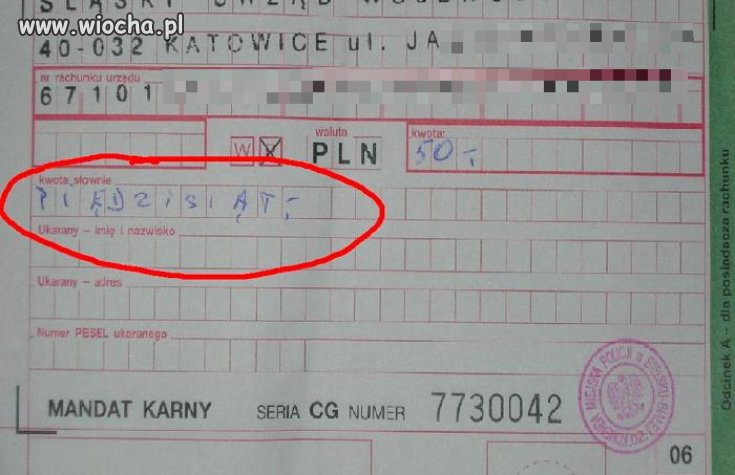 Mandat Karny i...
