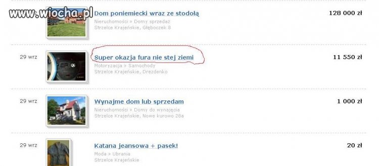 Fura nie stej ziemi 