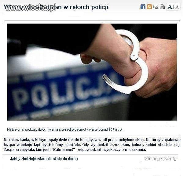 Włamywacz batman