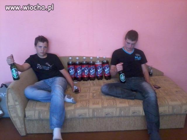 Piwo i max cola