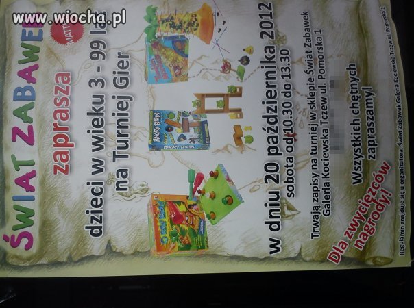 Dla Dzieci w wieku od 3 do 99 Lat.
