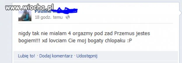 Szczycić się czymś takim...