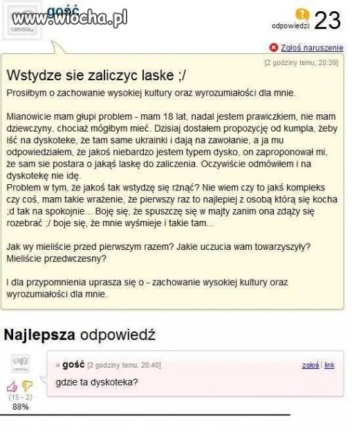 Jak zaliczyć pierwszy raz?