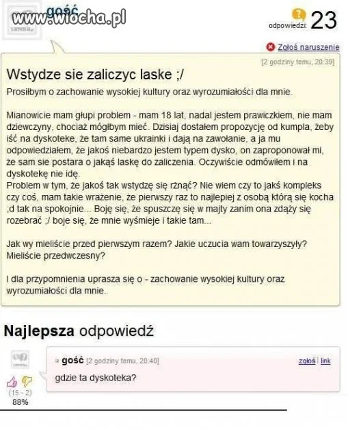 Jak zaliczyć pierwszy raz?