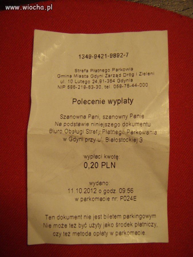 Parkometr...