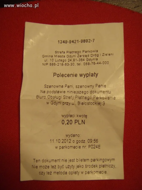 Parkometr...