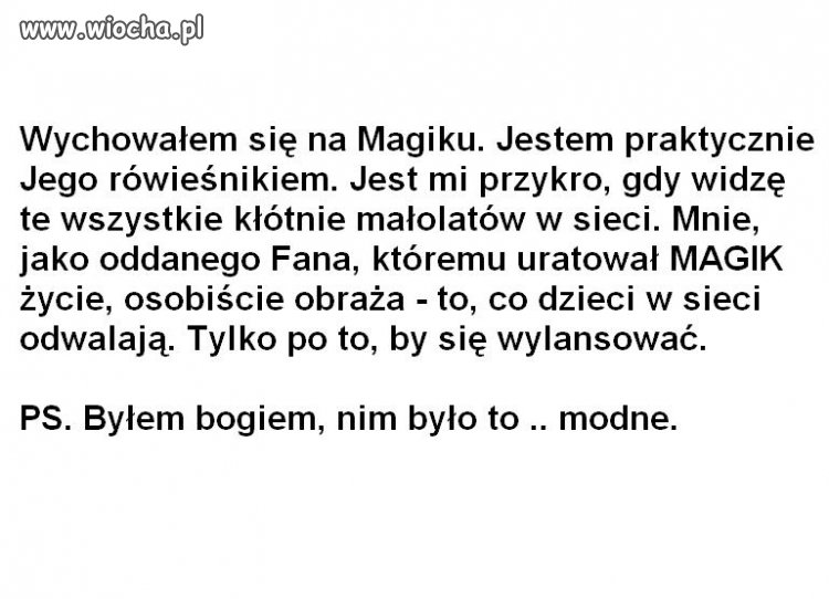 Byłem bogiem