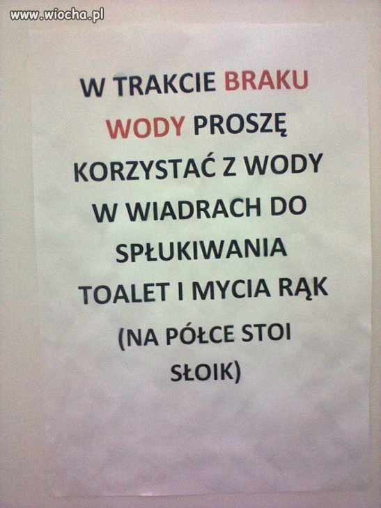 W pracy...