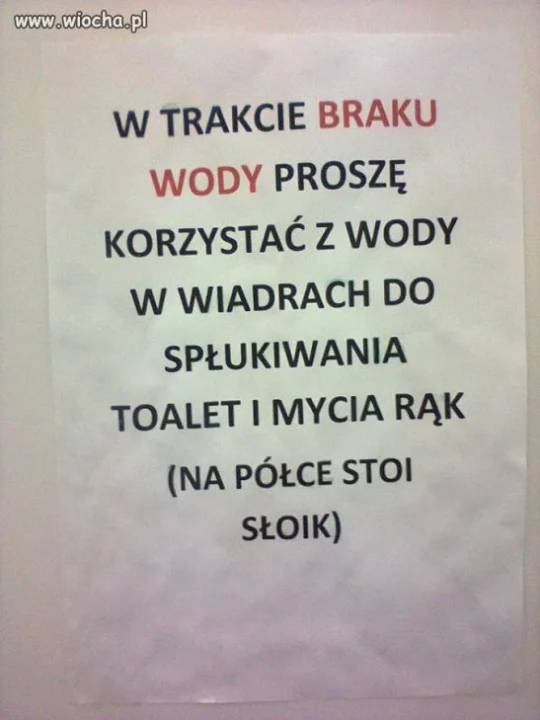 W pracy...