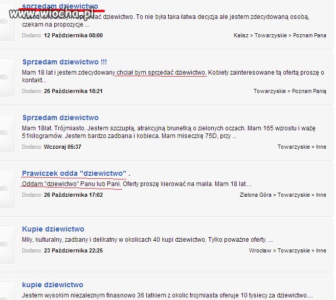 Sprzedam dziewictwo 