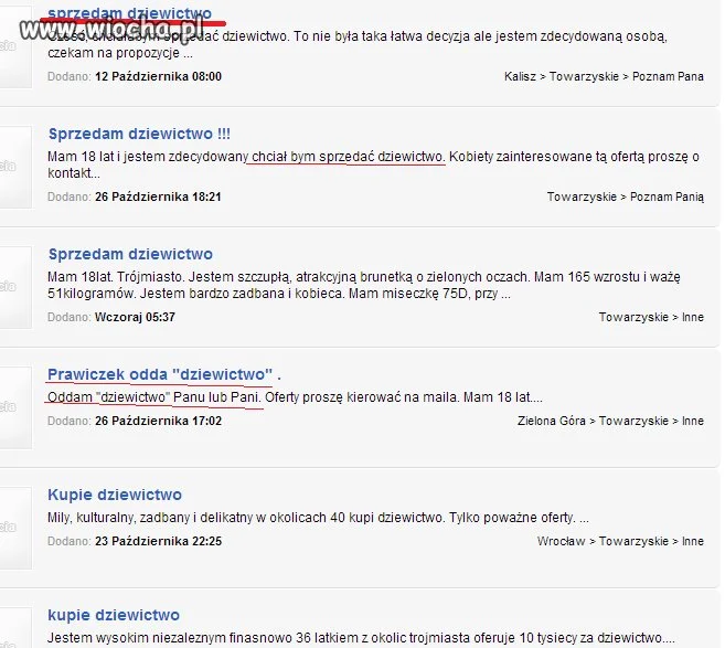 Sprzedam dziewictwo 