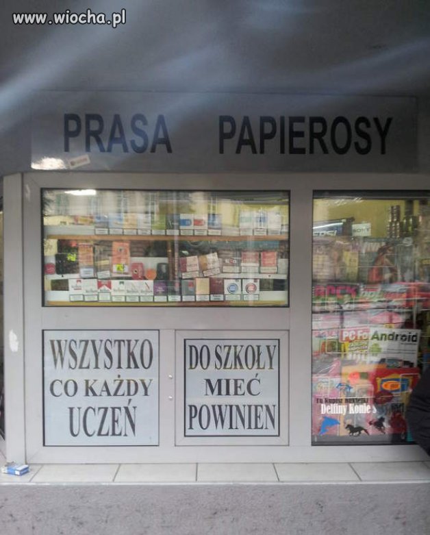 Sklep przyjazny dla ucznia.