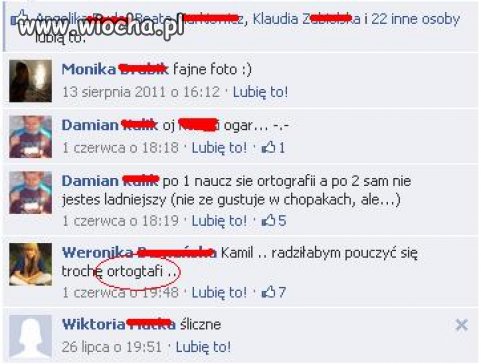 Nauczycielka "ortografi"