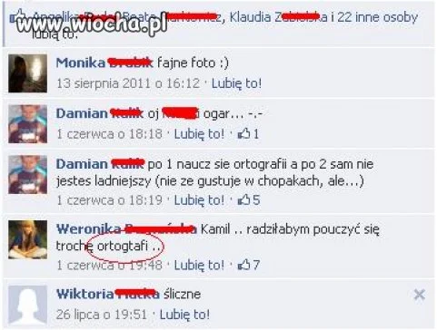 Nauczycielka "ortografi"
