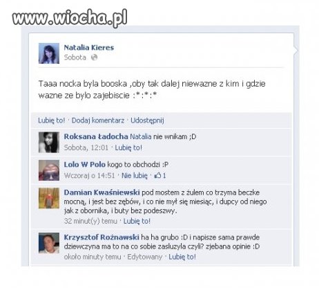 Z Facebooka prawdy się dowiesz...