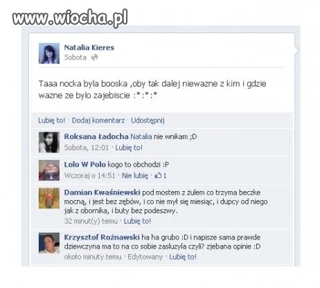 Z Facebooka prawdy się dowiesz...