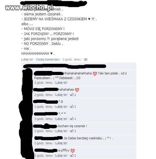 Gimnazjalistki na facebooku