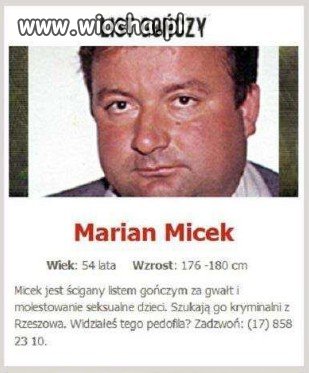 Może go ktoś zna.