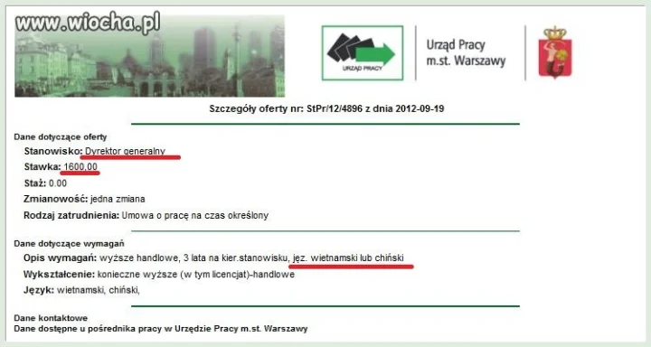 Fantastyczna oferta pracy