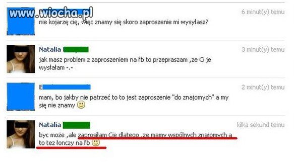 To też ,,łonczy,, na fb.