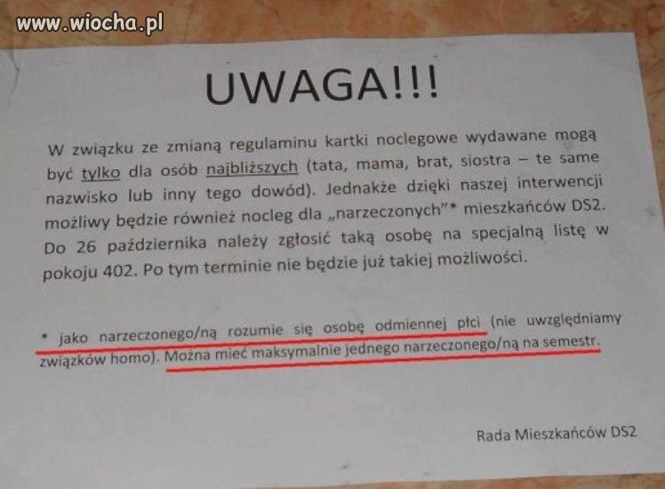 Uwaga komunikat 