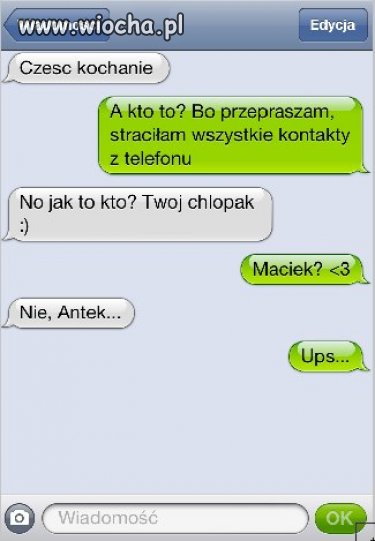Pomyłka...