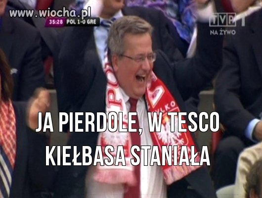 Komor nadaje