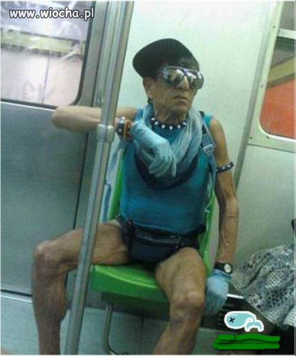 Lans dziadka  niunia w metrze...